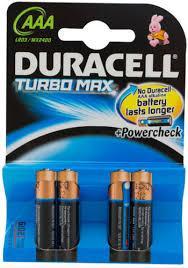 Picture of DURACEL TURBO AAA 4/1 010369