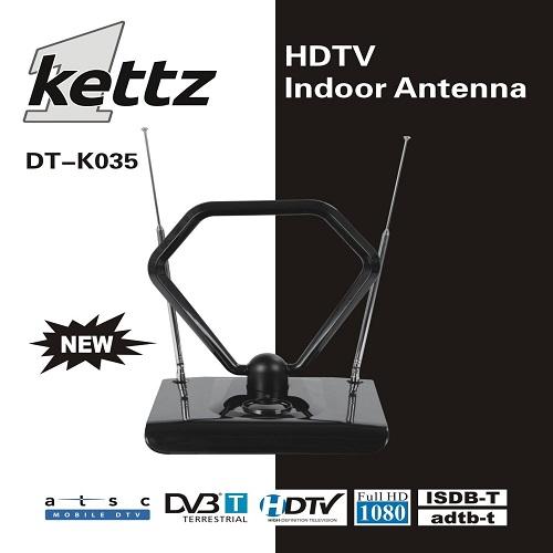 Slika Sobna TV/FM antena Kettz DT-K035 + pojačivač