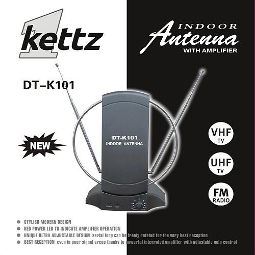 Slika Sobna TV/FM antena Kettz DT-K101 + pojačivač