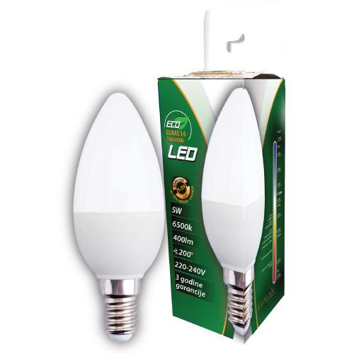 Slika Sijalica LED Lumax ECO E14, 5W, hladno bela