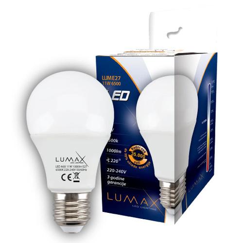 Slika LUMAX LED sijalica LUME27-11W 6500K 1000 lm  LED, 11 W, E27