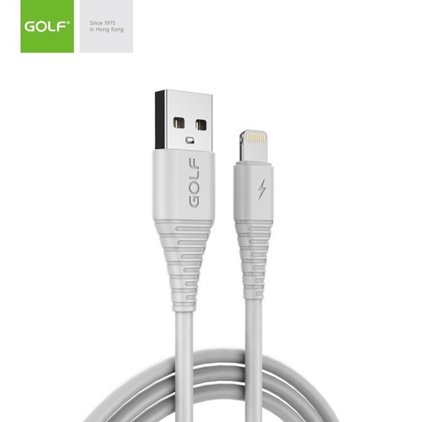 Slika USB kabl na lighting usb GOLF GC-64I beli 