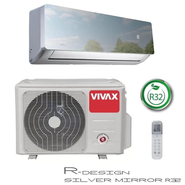 Slika VIVAX Klima ACP-12CH35AERI+R32 Srebrna ogledalo  Inverter R32 