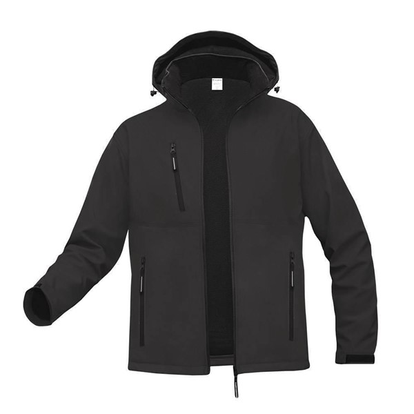 Picture of JAKNA SOFTSHELL BLACK COOPER XL
