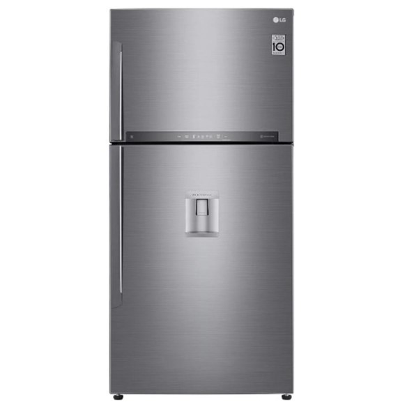 Slika LG Kombinovani frižider GTF916PZPYD 592 l  Platinasto srebrna 1840 mm