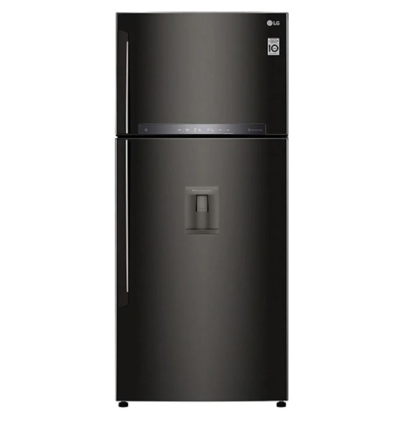 Slika LG Kombinovani frižider GTF744BLPZD 509 l  Crni Čelik 1800 mm