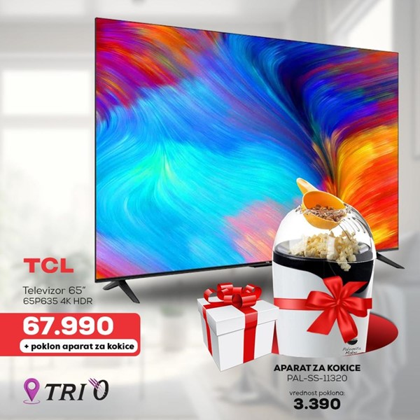 Picture of TCL Televizor 65P635 4K HDR   65" (165.1 cm)  4K Ultra HD 3840 x 2160p 